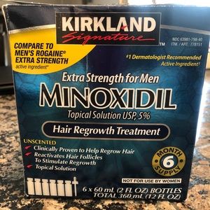 Kirkland Signature Minoxidil 5% hair treatment